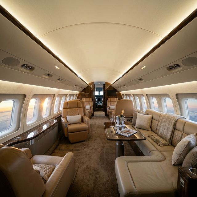 Bombardier Global 7500 interior